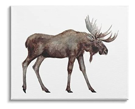 Pintura Dibujo Arte Stupell Industries Big Antler Moose Pint