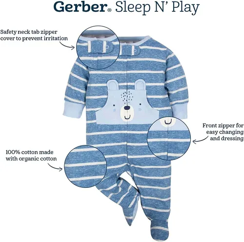Ropa Bebé Pqte X2 Pijamas Algodón T: 0-3m Estampados