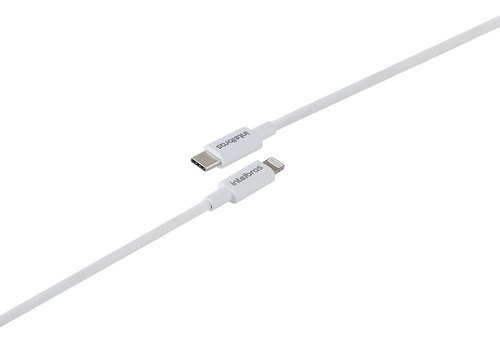 Cabo Usb-c Lightining 1.2m Pvc Branco Intelbras Eucl 12pb