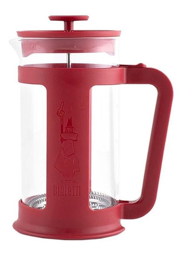 Cafetera Bialetti Smart 3 Cups manual roja prensa francesa