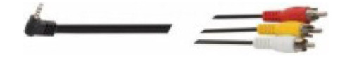 Cable Con Plug 3.5 Mm A 3 Plugs Rca Para Videocámara, De 1,8