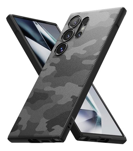 Funda Ringke Onyx Para Samsung S24 Ultra - Camuflaje Negro
