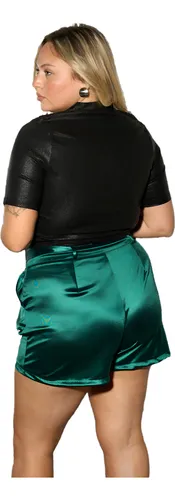Short De Fiesta Moda Mujer Talles Grandes - Tis Ind