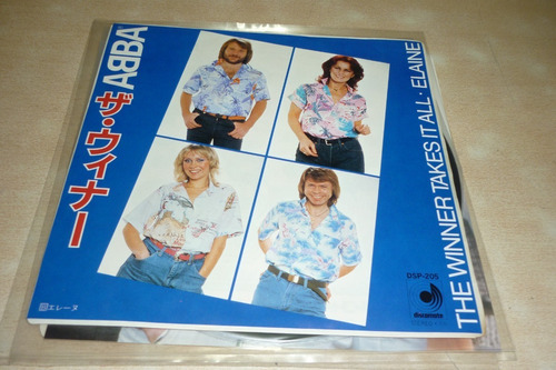 Abba Winner Takes It All Vinilo Simple Japon Vg+ Ggjjzz