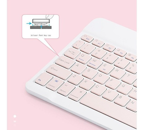 Kit De Teclado Ratón Bluetooth Y Soporte Para Teléfono Celul