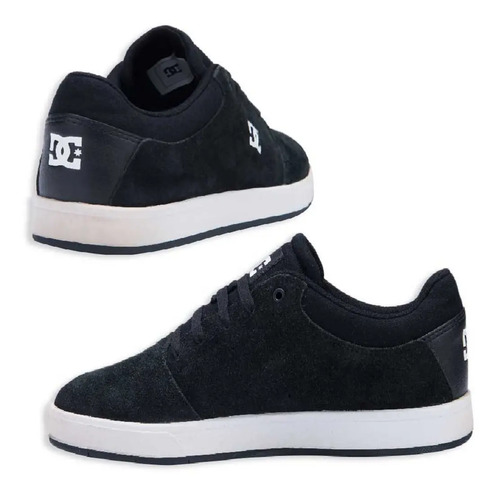 Tenis Dc Shoes Skate De Gamuza Negros Para Hombre | Envío gratis