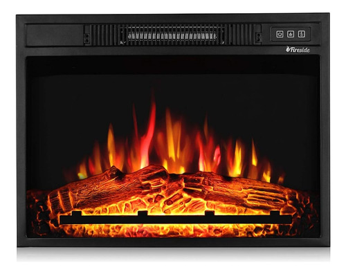 Turbro Fireside FS23 Chimenea Eléctrica Negra