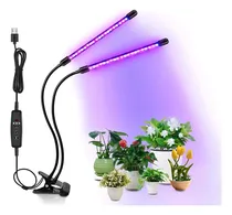 Comprar Nasjac Lámpara Led Plantas 20w, 40 Led, 360 Grados 3 Interruptores De Control 9 Niveles Ajustable Lámpara De Cultivos Hidropónicos Para Crecimiento Y Floración Grow