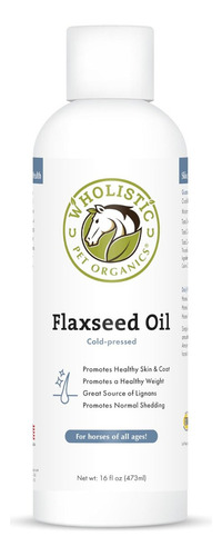 Aceite De Linaza Para Caballos Wholistic 473 Ml