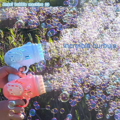 Bh Máquina De Burbujas Con Pistola De Burbujas De 23