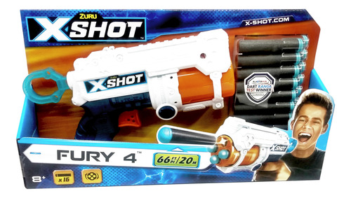 Pistola X-shot Fury 4 - Excel 16 Dardos Ploppy.6 381072