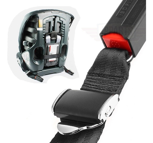 Imagem 2 de 9 de Cinto P/ Fixação De Cadeira De Bebê Isofix Top