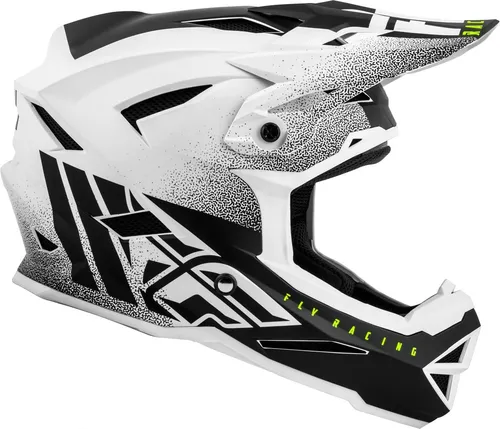 Casco Integral Fly Racing Mtb Default Matt Wh/ Black Talla M