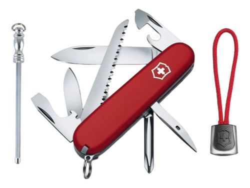 Kit Victorinox Navaja Hiker + Cordón + Mini Chaira Afiladora