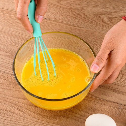 Batidor De Silicona Utensilio De Cocina Alambre De Acero