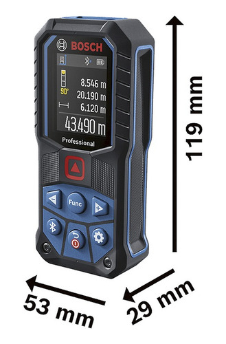 Trena Medidor Distancia Bosch Glm 50-27c Red Bluetooth 50m