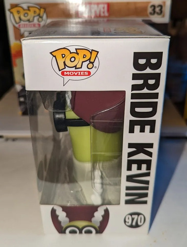 Funko Pop!! Minions Bride Kevin!! Glow!! Brilla Uv Exclusivo (Usado)