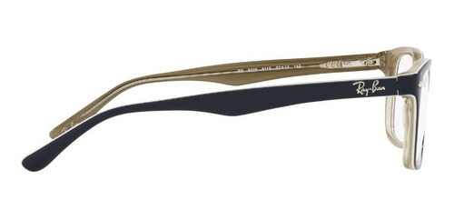 Lentes Ray Ban Oftalmico Rx5228 8119 Azul En Marron Color Azul En Marrón Claro Transparente 8119