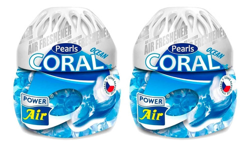 Pack 2 Perlas Aromatizante Hogar Power Air Pearls Coral