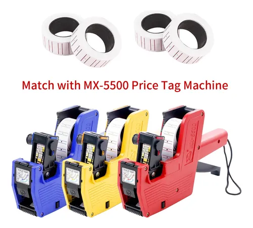 Etiquetas De Precio Para Mx5500 Pricemarker, 10 Rollos, 5000