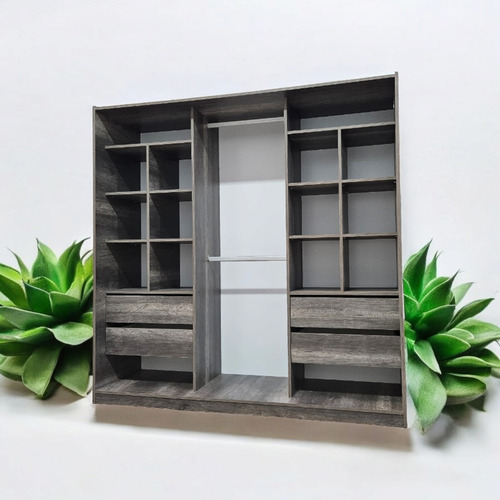 Placard Delta Terra 180 Puertas Corredizas Mueblesysabanas Terracota