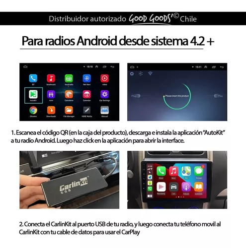 Carlinkit Inalámbrico Carplay/conectado Android Auto