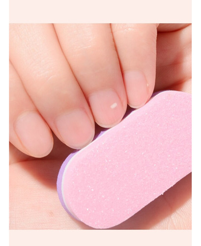 Mini Lima Para Uñas 50 Piezas Colores Variados Al Azar
