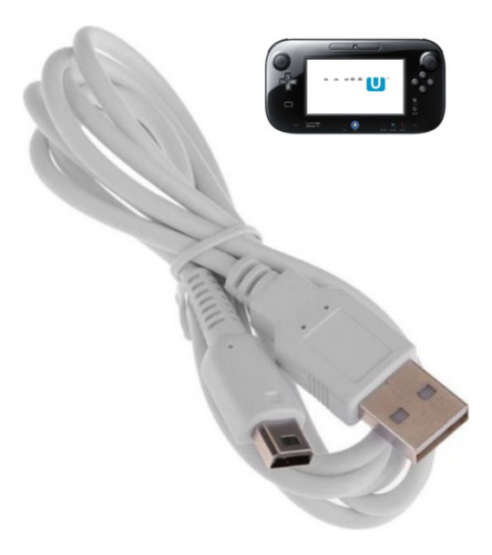 Cable Cargador Usb De Carga Compatible Con Pad Nintendo Wiiu