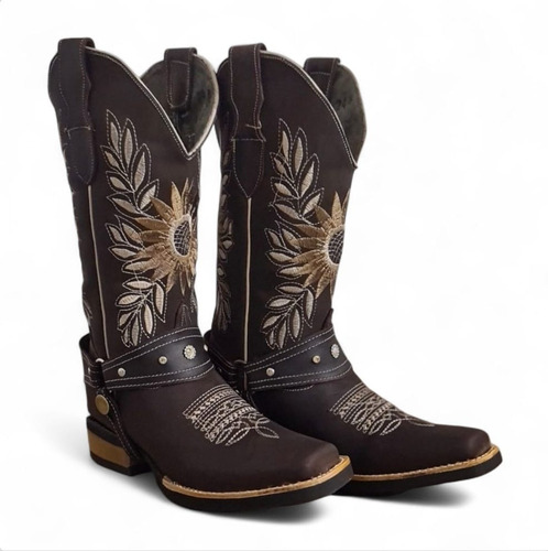 Bota Rodeo Vaquera Dama Cuero Sara Franco