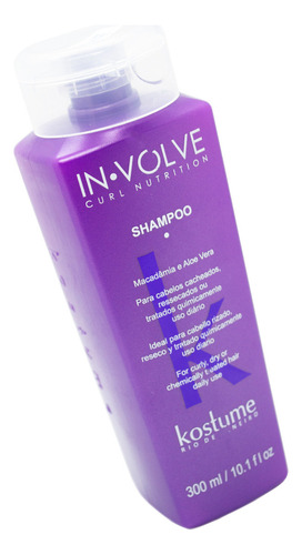 Kostume In Volve Curl Shampoo Cabello Rizado Secos Rulos 3c
