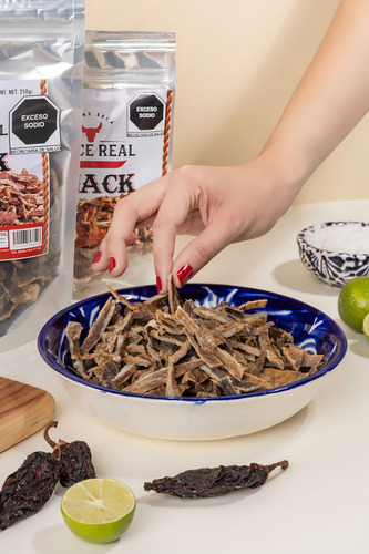 Carne Seca Snack Con Chile 250gr Botana De Carne Vence Real