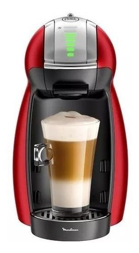 Cafetera Moulinex Dolce Gusto Pv1605 Genio 2 Red Metal