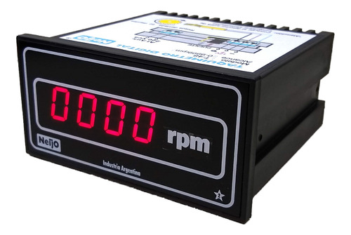 Tacómetro Industrial 0- 9999 Rpm_para Sensor De Proximidad.