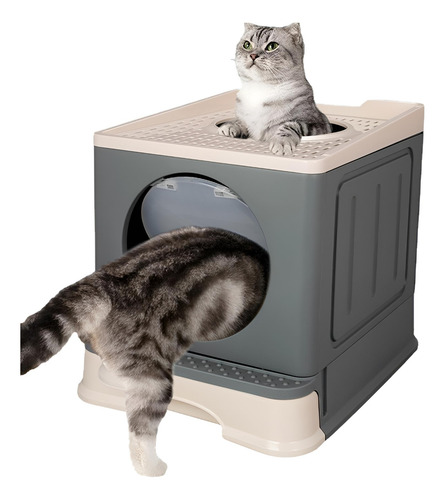 Caja De Arena Cerrada Para Gatos