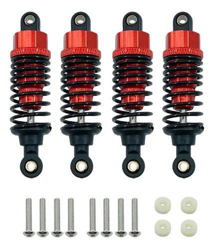 Amortiguadores De Coche Rc Juego De Amortiguadores De Rojo