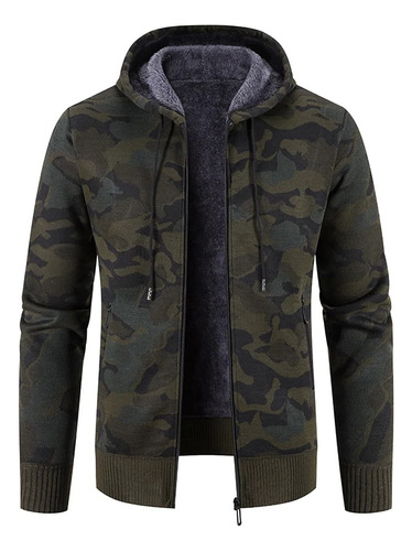 Sudaderas Con Capucha Para Hombre, Suéter De Punto, Camuflaj