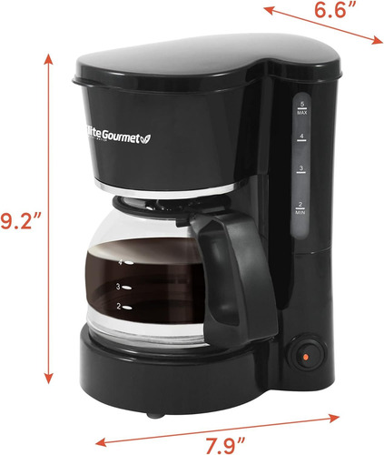 Cafetera Automática De Goteo Elite Gourmet Ehc-5055 Con