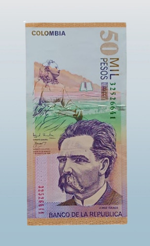 Billete De 50mil Original, Nuevo. Año 2000