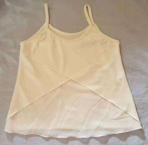 Blusa Musculosa Crema Talle 10 Años