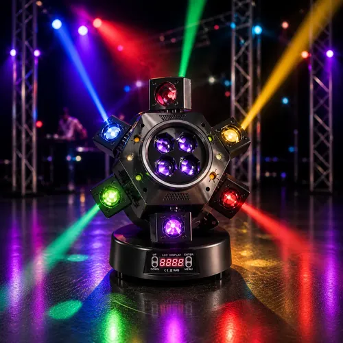 Moving Head 10 Leds Rgbw Iluminação Efeitos Dj Balada 150w 127/220v