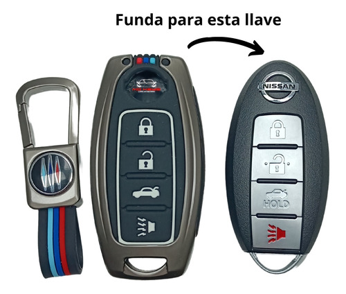 Funda Llave Nissan Sentra Versa Altima Murano Maxima Zinc