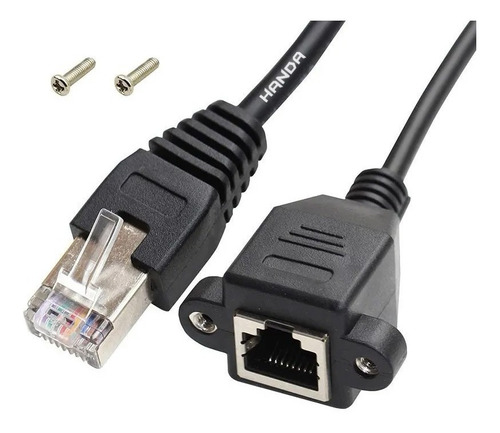 Cable Rj45 Alargue Ethernet Cat 6 Utp Macho Hembra 5 Metros