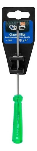 Chave Philips Ponta Imantada 1/4x8 - Western
