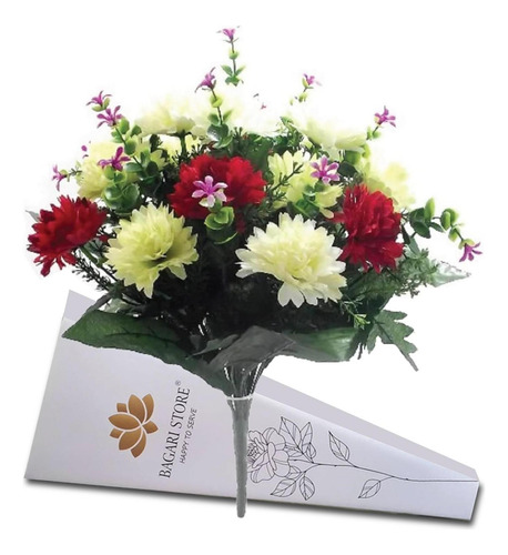 Flores Artificiales Bagari, Flores Grandes Mixtas Para Tumba