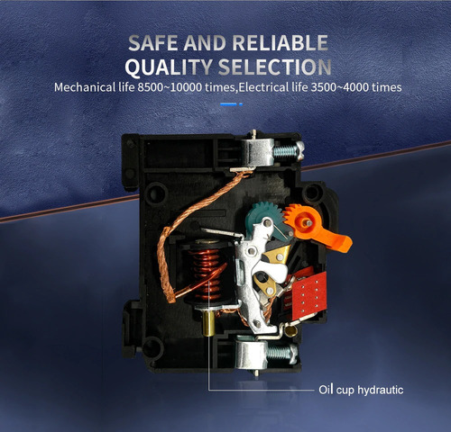 Imagen 6 de 6 de Interruptor Automático Dc Bipolar Breaker / Diferencial Tv