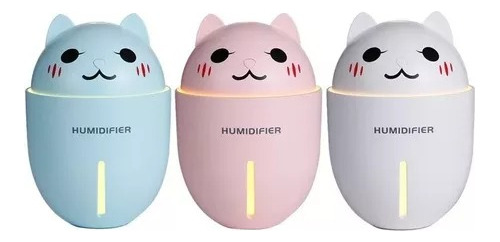 Humidificador Gato 3en1 Difusor Ventilador Lampara Ultrasoni