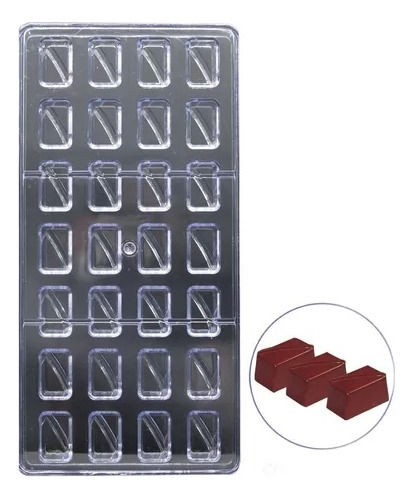 Moldes Chocolate Moldes De Chocolate Policarbonato Rectangular Molde De Chocolate Molde De Bombones Molde De Policarbonato Pasteleriacl