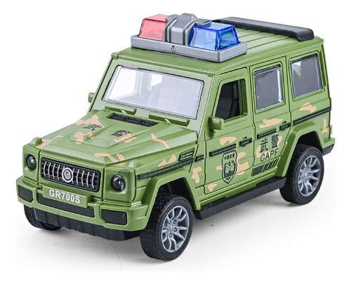 Coche De Policía Armado Suv Inertia Toy Car