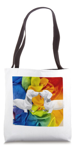 Hermosa Bolsa De Asas Rainbow Dachshunds Pride Day 2023 Perr