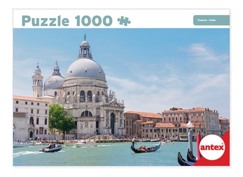Imagen 1 de 1 de Puzzle Rompecabeza Venecia Italia 1000 Piezas Antex 3069